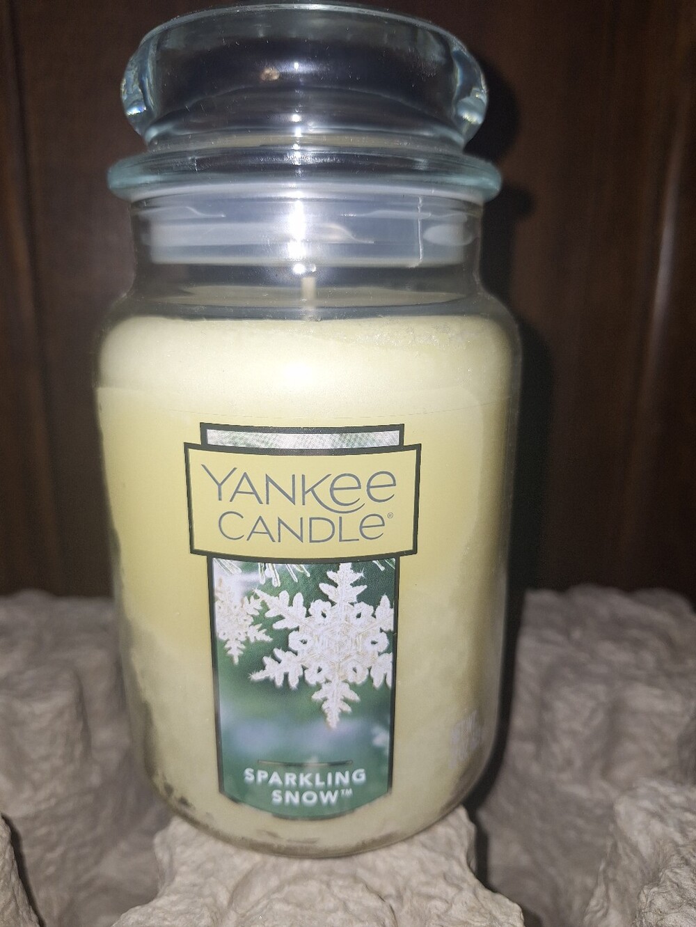 Yankee Candle Sparkling Snow 22 Oz Jar Housewarmer
